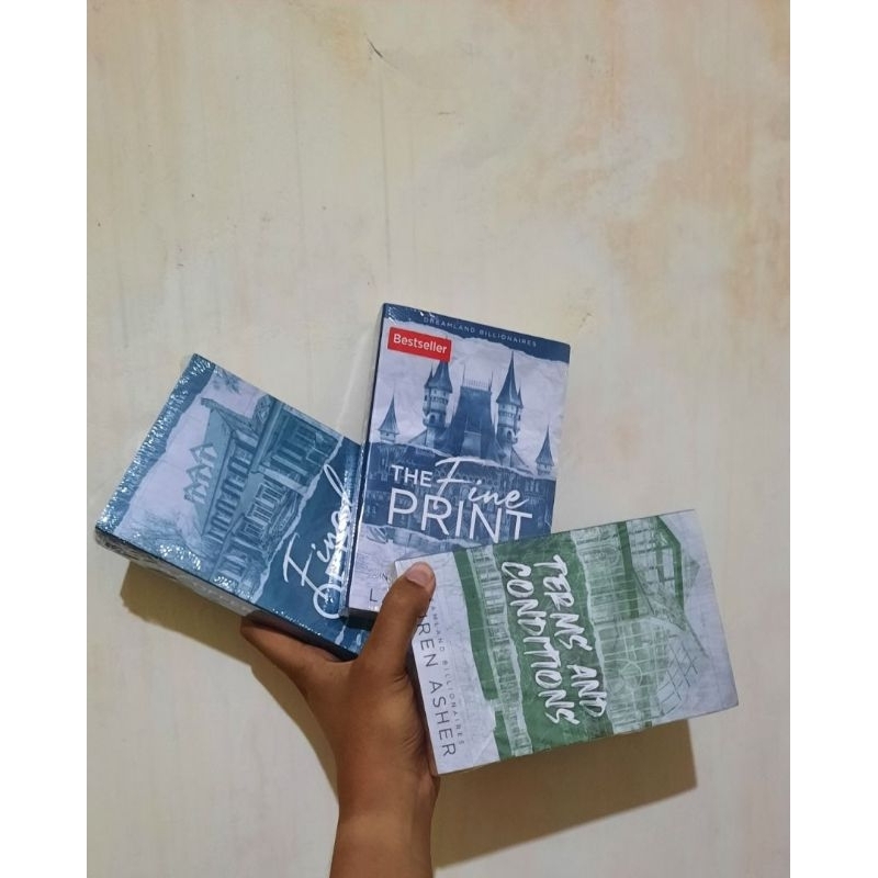 Buku Lauren Asher Terms and Condition, The Fine Print, Final Offer Original Book (English UK Version