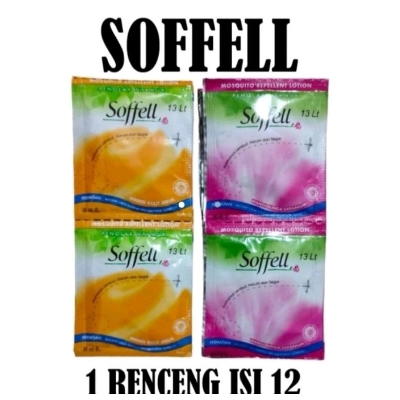 SOFEL anti nyamuk lotion renceng isi 12pc