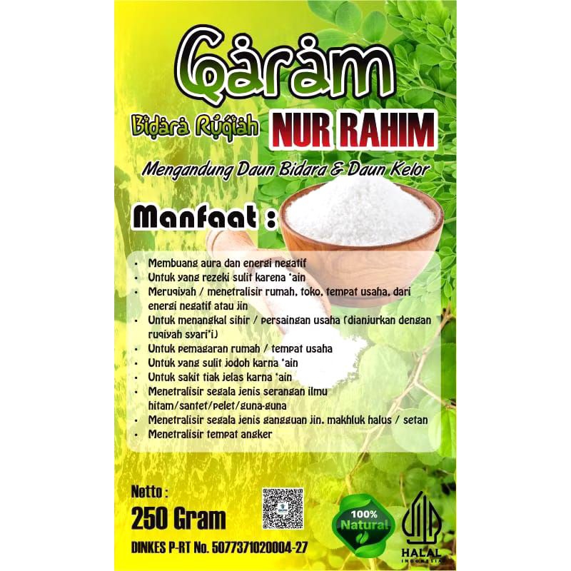 

GARAM BIDARA RUQIAH Plus KELOR NUR RAHIM || Garam Ruqiah Nurul Rahim