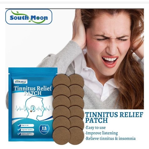Koyo Telinga Berdengung 12pcs Tinnitus Relief Patch South Moon