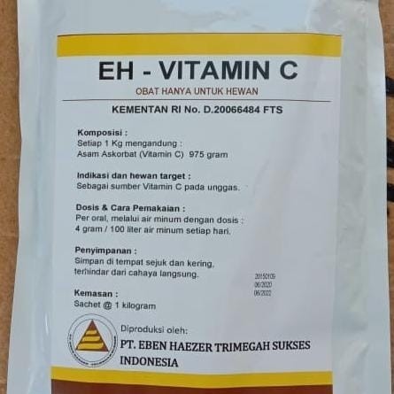 eh vitamin c 100 gram - vitamin hewan