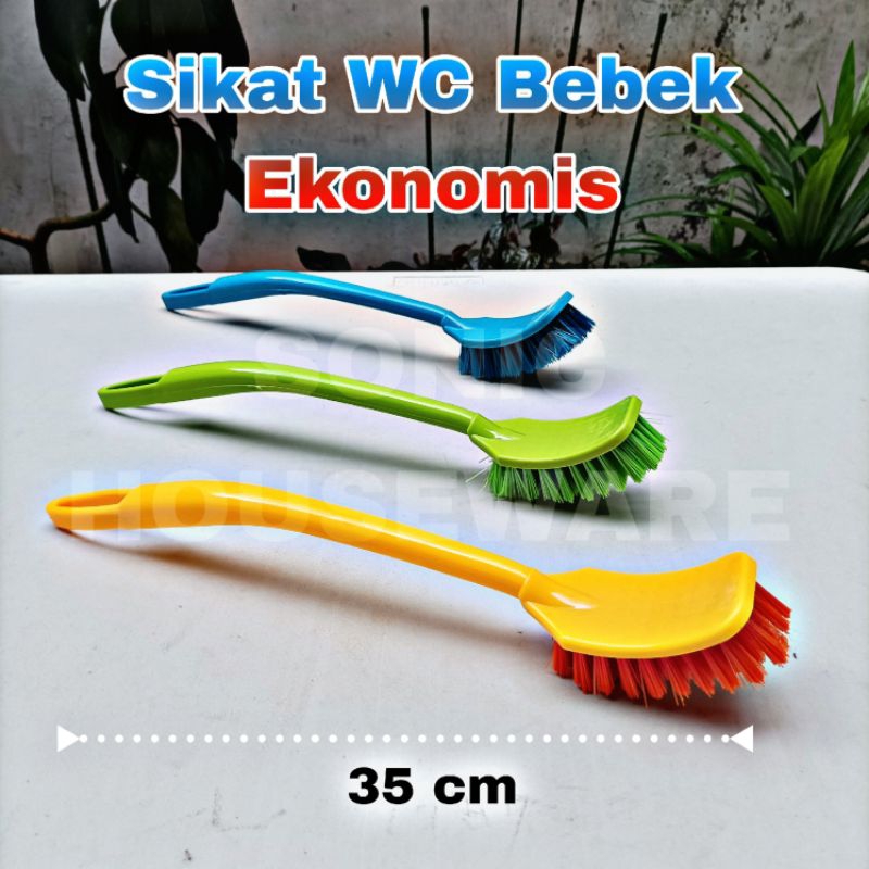 Sikat Wc Toilet Pembersih Cleaning Brush Gagang Panjang Kamar Mandi Closet Kloset Jongkok Bebek Mura