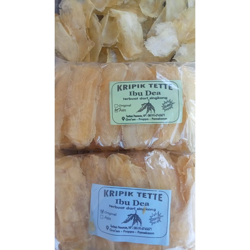 

Keripik Tette (Singkong) Khas Madura