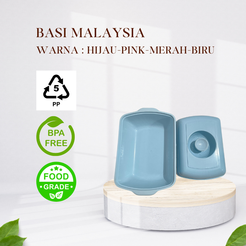 6 Set Basi malaysia CMP  Prasmanan Plastik / Tempat Prasmanan Basi Wadah Saji Prasmanan Plastik + Tu