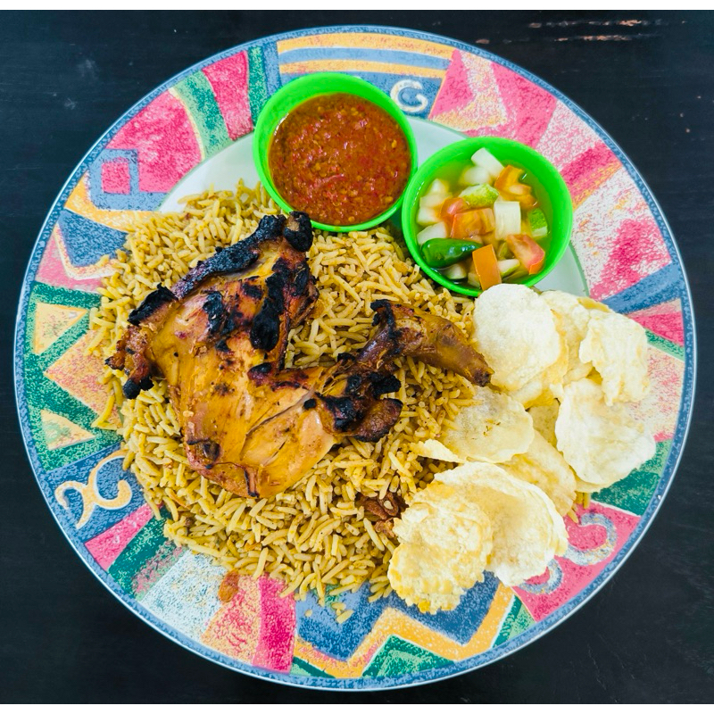 

Nasi kebuli/Mandhi ayam /porsi