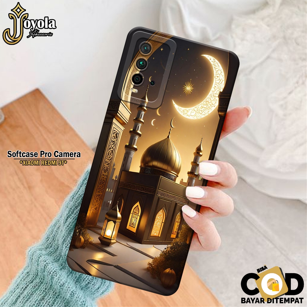 JOYOLA Case XIAOMI REDMI 9T Terbaru - Fahion Case Masjid - Softcase  XIAOMI REDMI 9T - Pro Camera - 