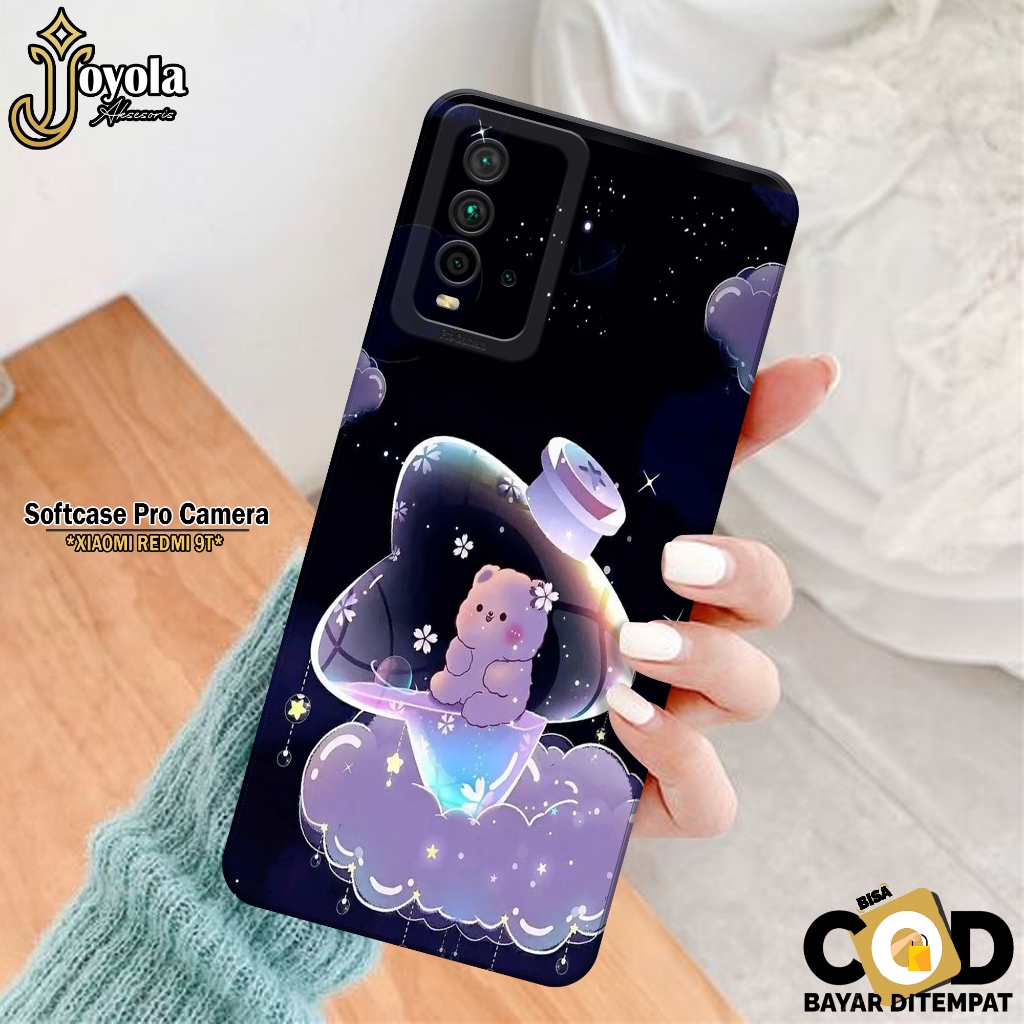JOYOLA Case XIAOMI REDMI 9T Terbaru - Fahion Case Kartun - Softcase  XIAOMI REDMI 9T - Pro Camera - 