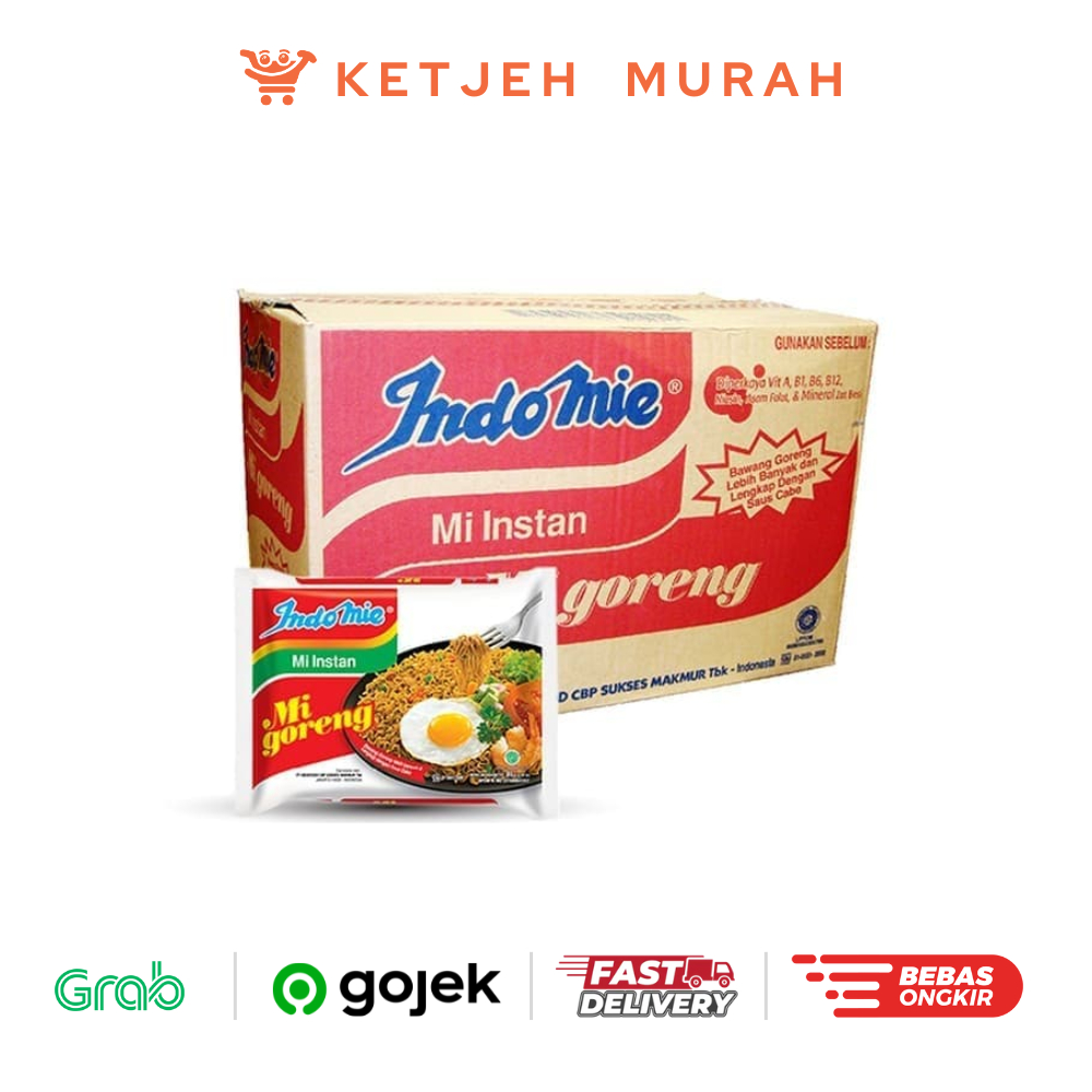 

Indomie Mie Instant Rasa Goreng 1 Dus isi 40 Pcs