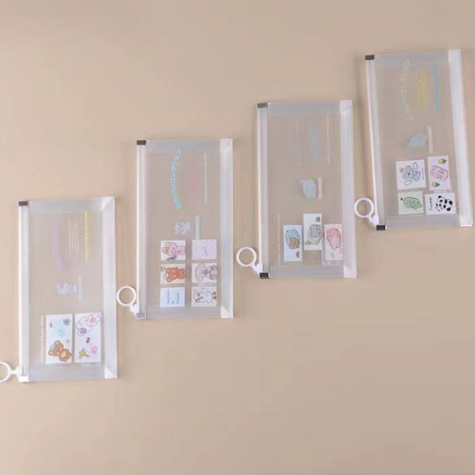 

Kotak Pensil Transparan / Tempat Pensil Transparan / Pencil Case Plastik Transparan B6-N65