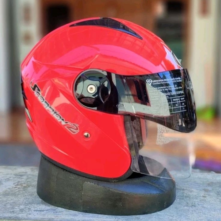 HELM KYT SCORPION 2 SOLID RED ORIGINAL KYT
