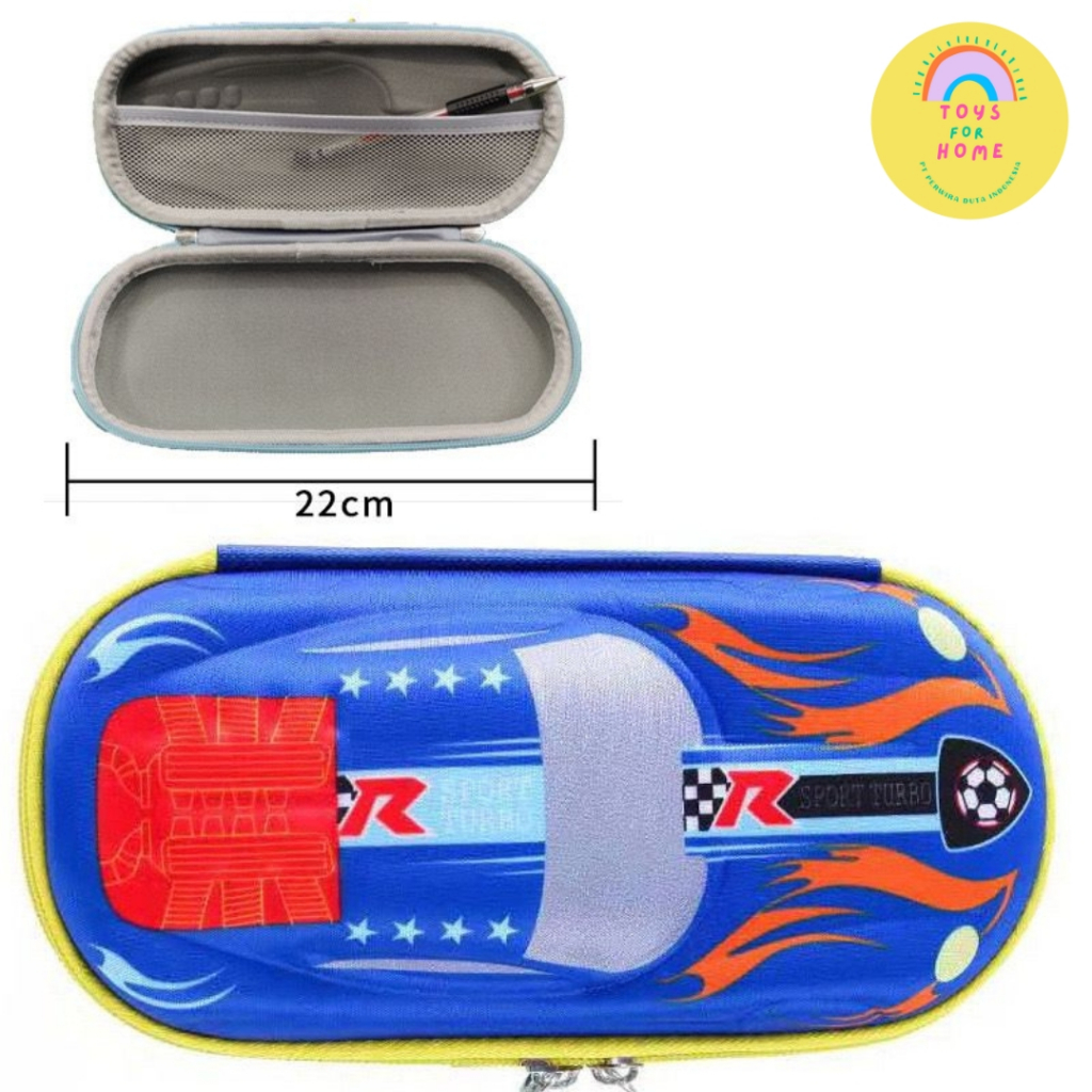 

Tempat pensil dompet motif Mobil / Tempat pensil 3D Tema mobil balap Polos TOYSFORHOME