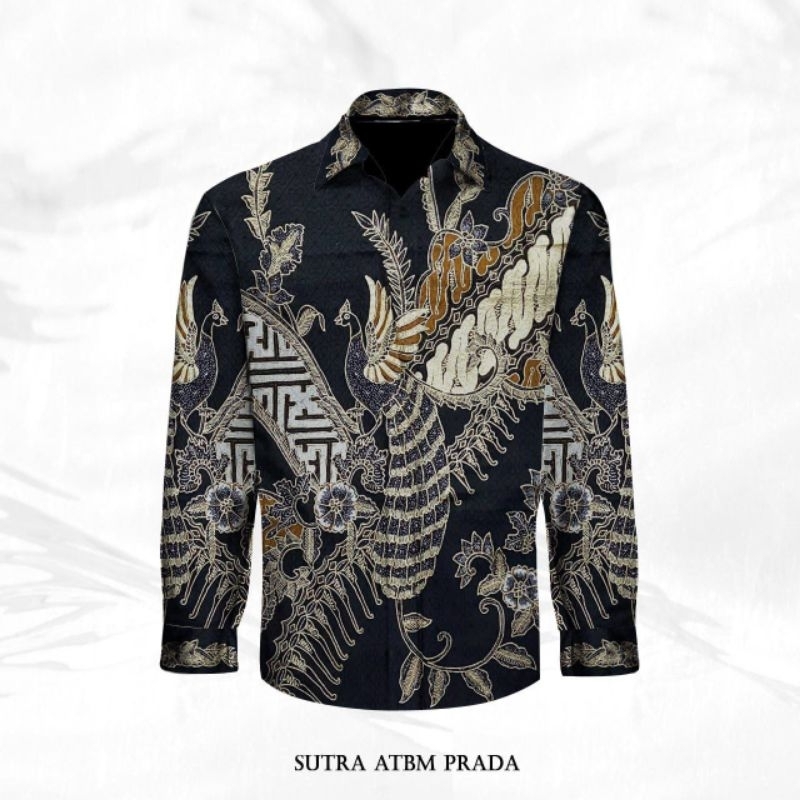 kain batik sutra ATBM prada,batik tulis asli pekalongan,pola kemeja pria,mewah,elegan,eksklusif,keki