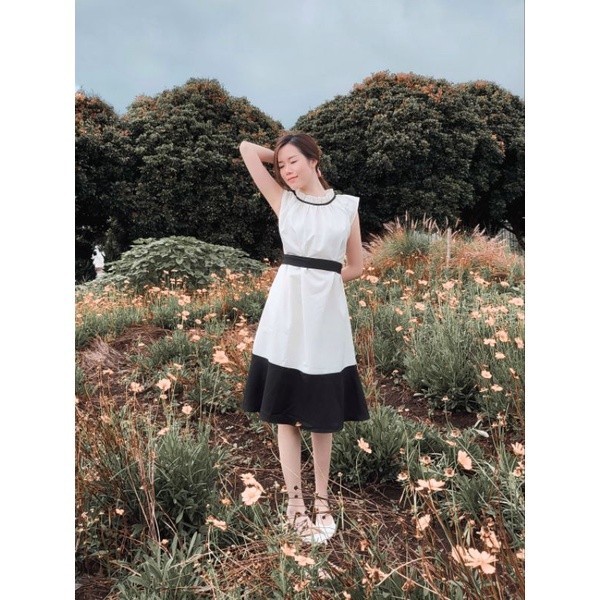 Dress Terusan Baju Wanita Natal Christmas White Putih Casual - Putih