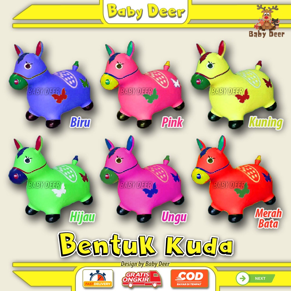 Diskon Et2 BENTUK KUDA Musik Anak Mainan Jumping Animal Karet Musik Viral Murah Hewan Lucu Jumbo