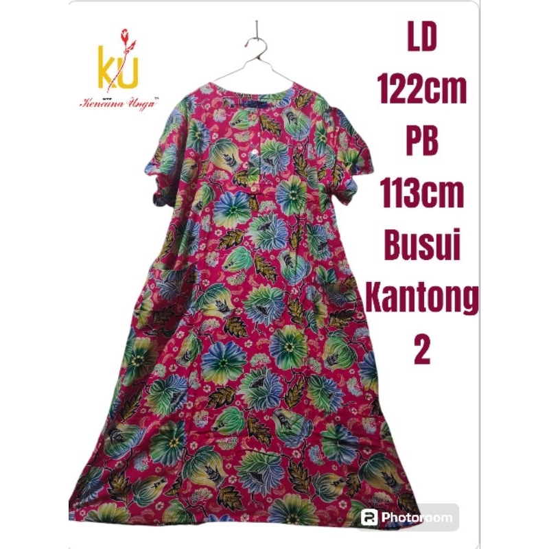 Daster Kencana Ungu Label Biru Model DS 08