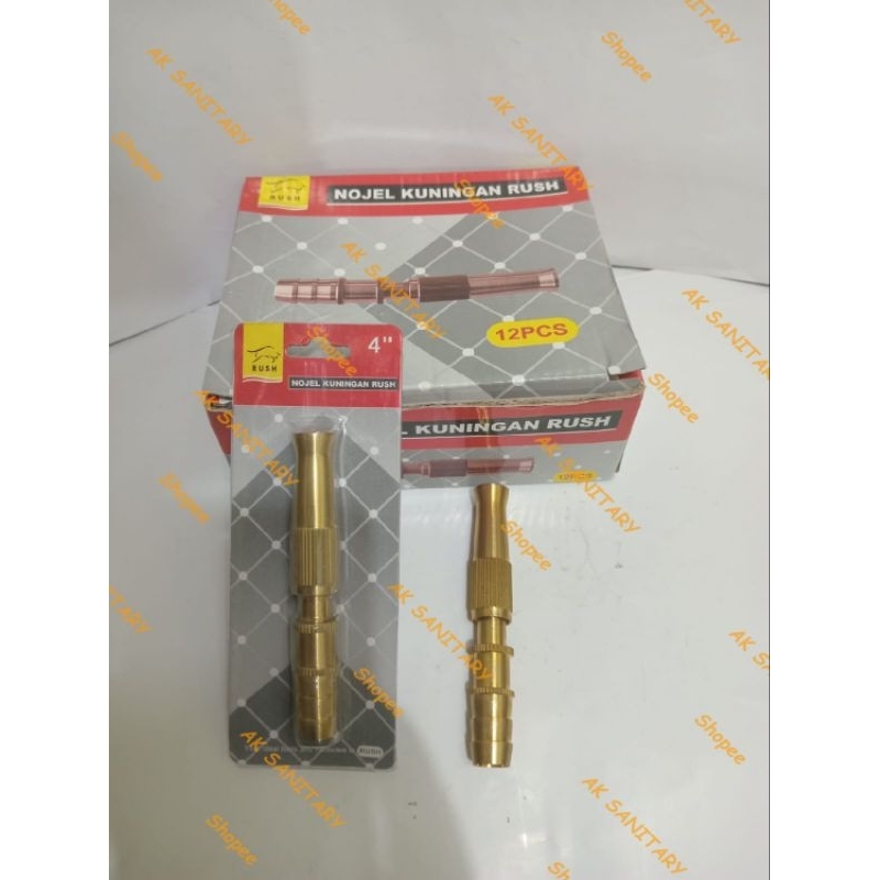 Semprotan Air Lurus Kuningan RUSH / Semprotan Air Putar Kuningan