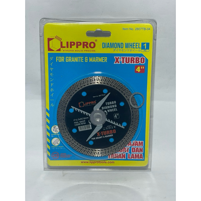 Diamond wheel X Turbo 4" LIPPRO / diamond wheel X turbo lippro