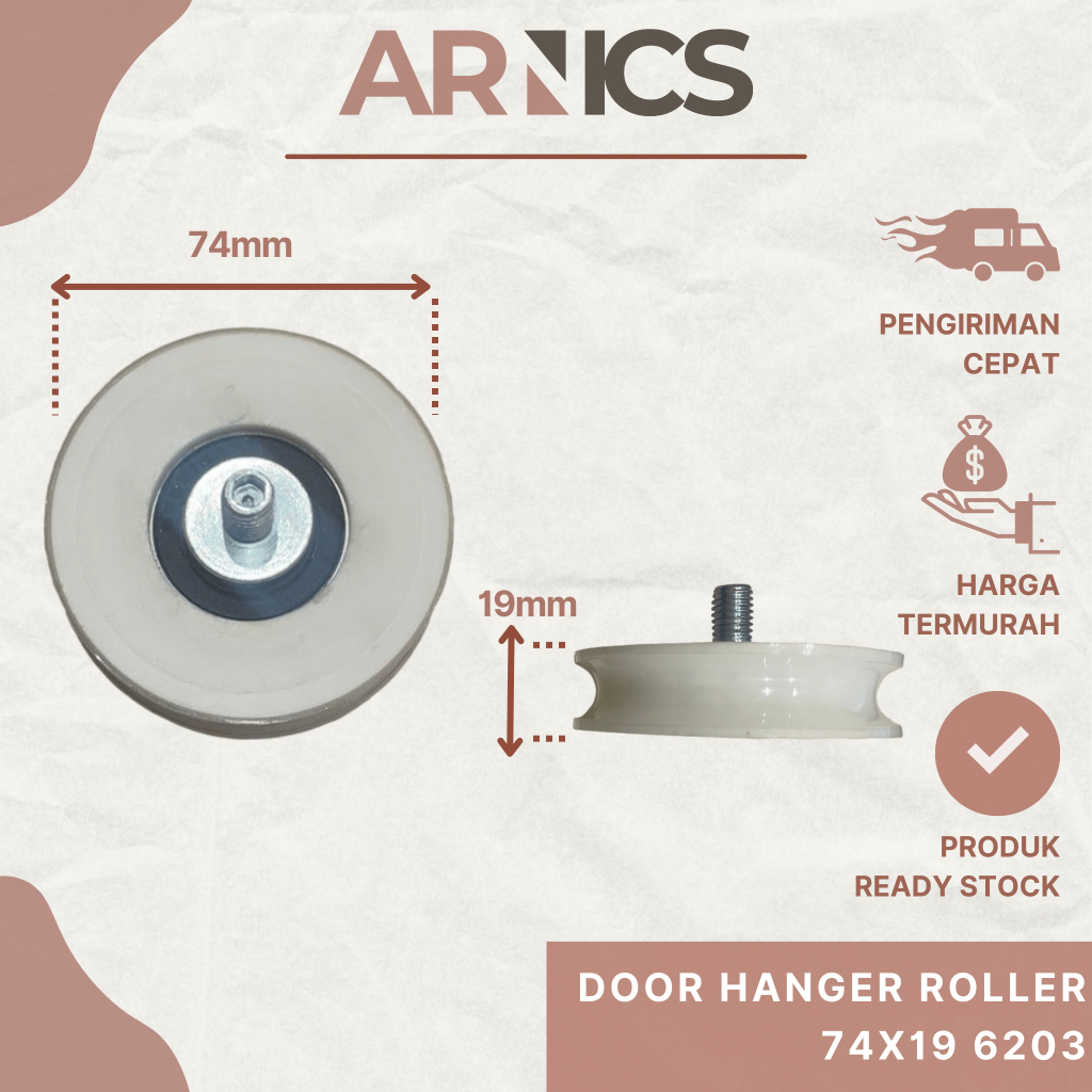 Roller Hanger Pintu Sch*ndler 74x19 6203 / Roller Pintu