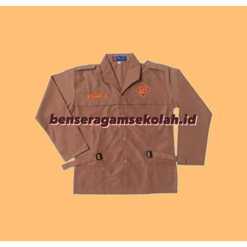 Baju Pramuka SD Cewe Lengan Panjang [HEPI]