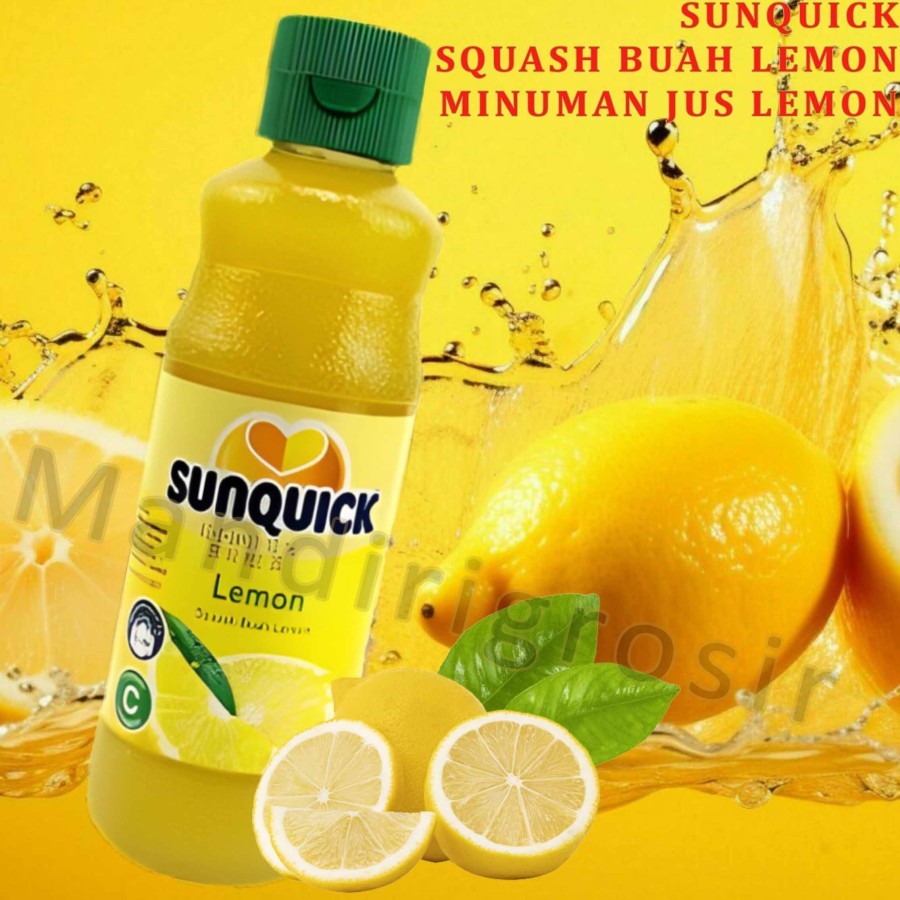 

Minuman Jus Lemon * Sunquick Lemon * Squash Buah Rasa Lemon * 330ml