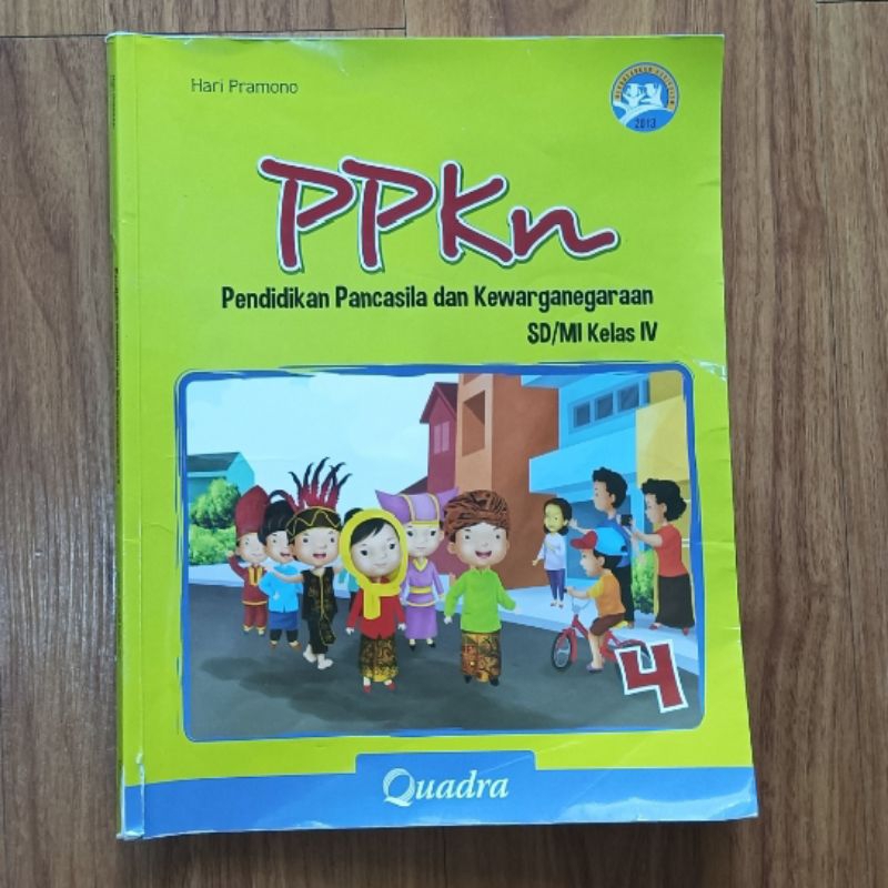 

Buku PPKN 4 Sd kelas IV quadra Pendidikan Pancasila dan kewarganegaraan 4sd pelajaran sekolah anak bekas pakai