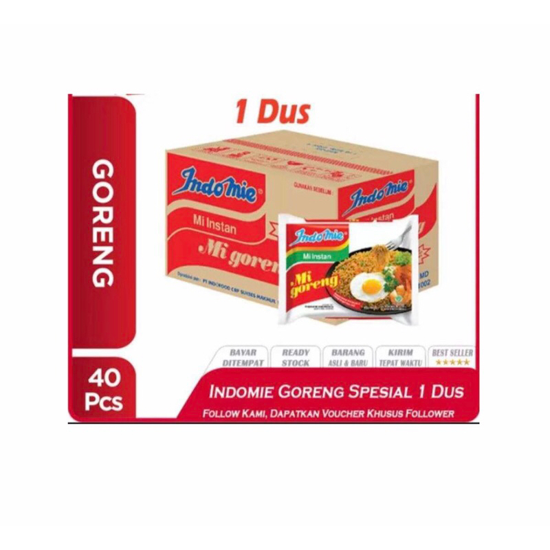 

INDOMIE GORENG 1DUS ISI40pc