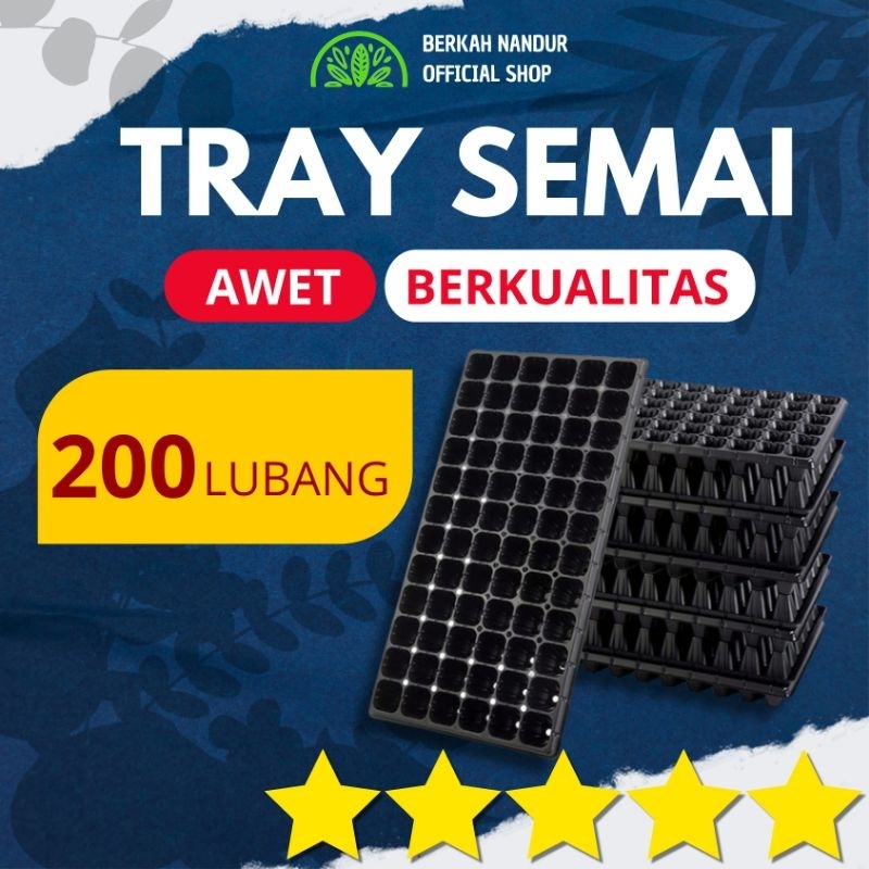 Tray Semai 200 Lubang Tray Semai 200 hole Satuan