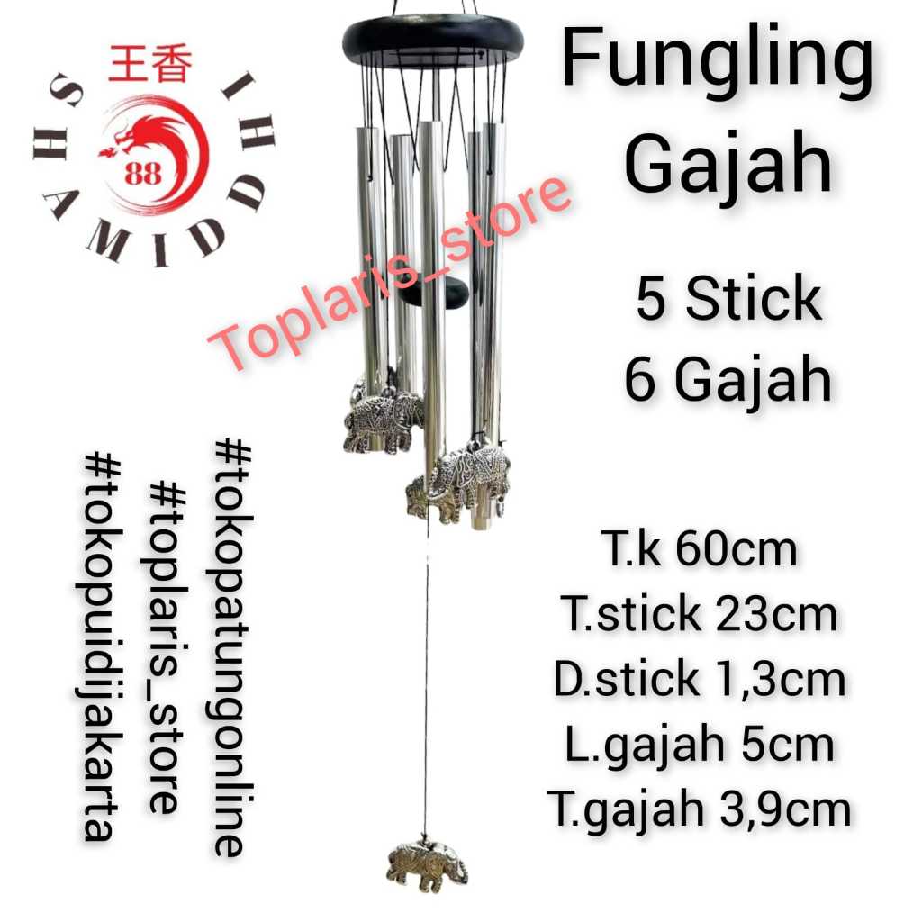 Fungling 5 Stik Gajah Fengshui