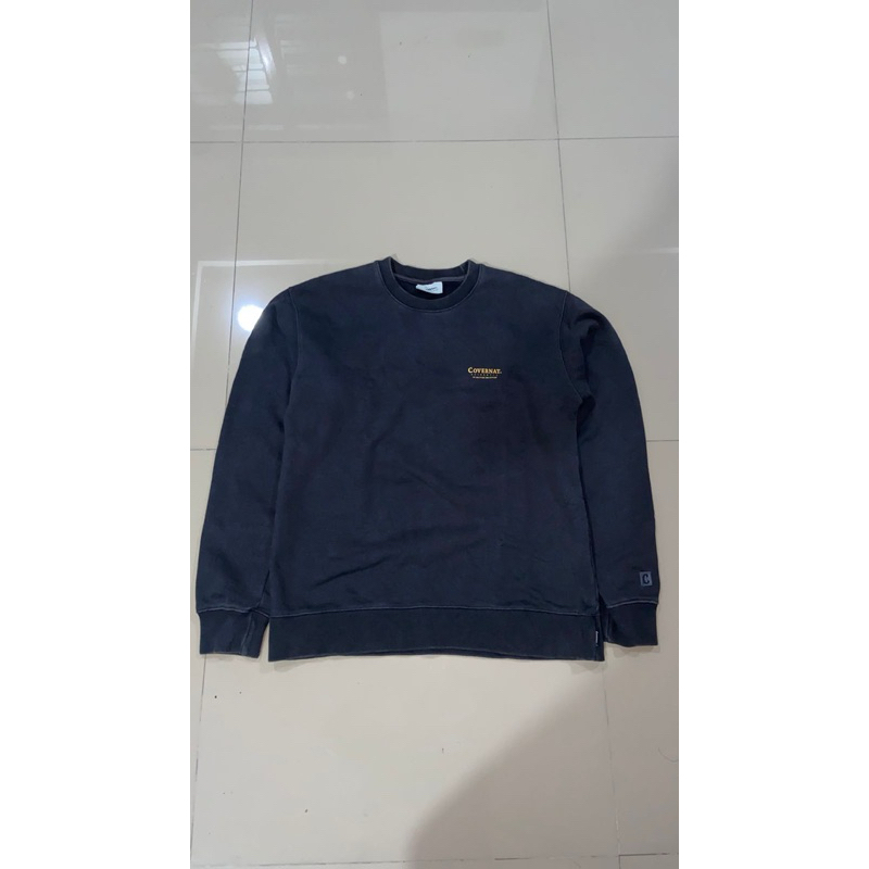 crewneck covernat hitam