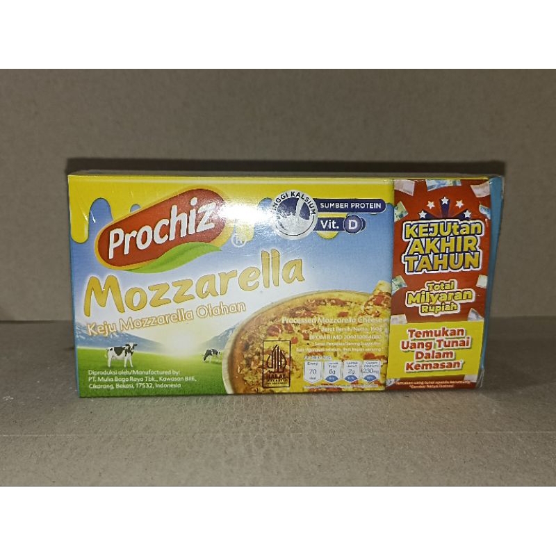 

Prochiz Mozarella 160gr