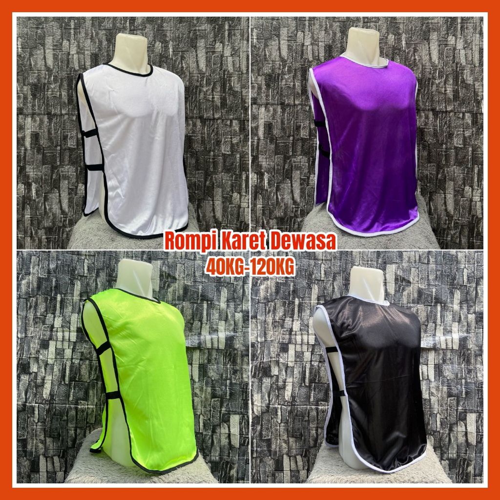 Rompi Bola Ortus Karet  Rompi Futsal Remaja Dewasa Polos Karet