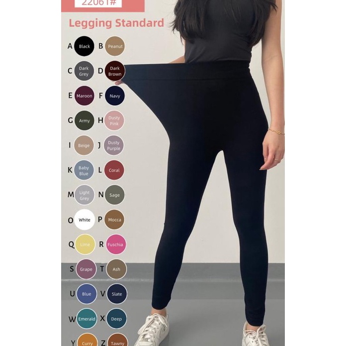 Hemat Legging Pinkdose Polos Import Premium  ORIGINAL  2261