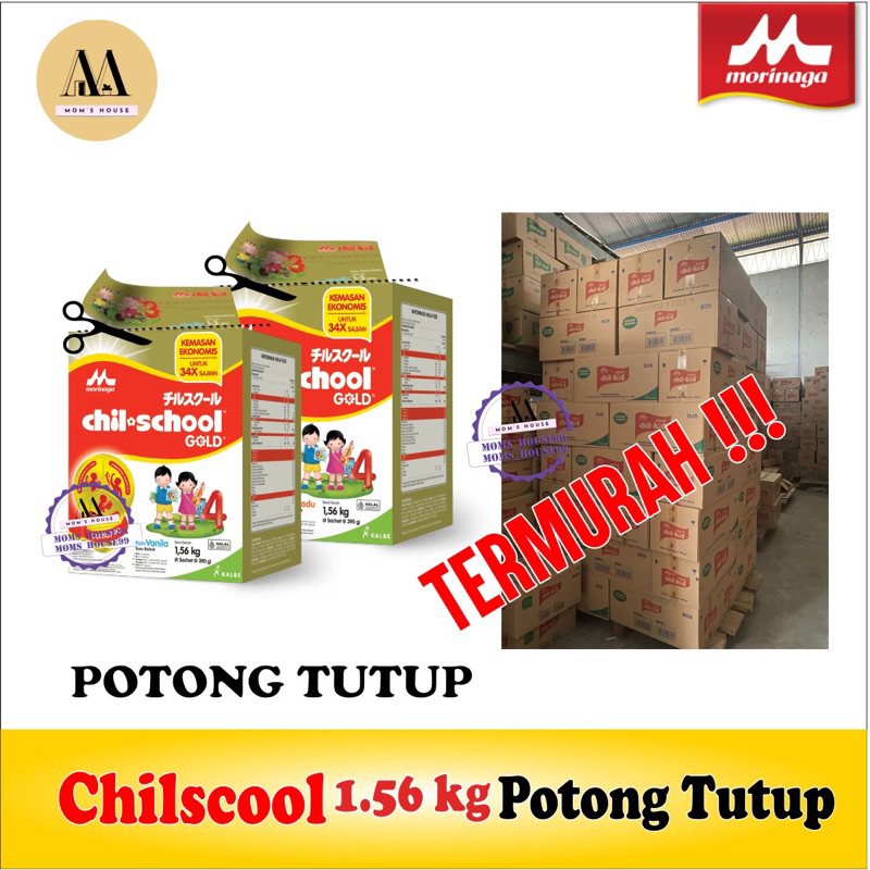 

TERMURAH Morinaga CHIL SCHOOL GOLD @1560 Gram [POTONG TUTUP ATAS]