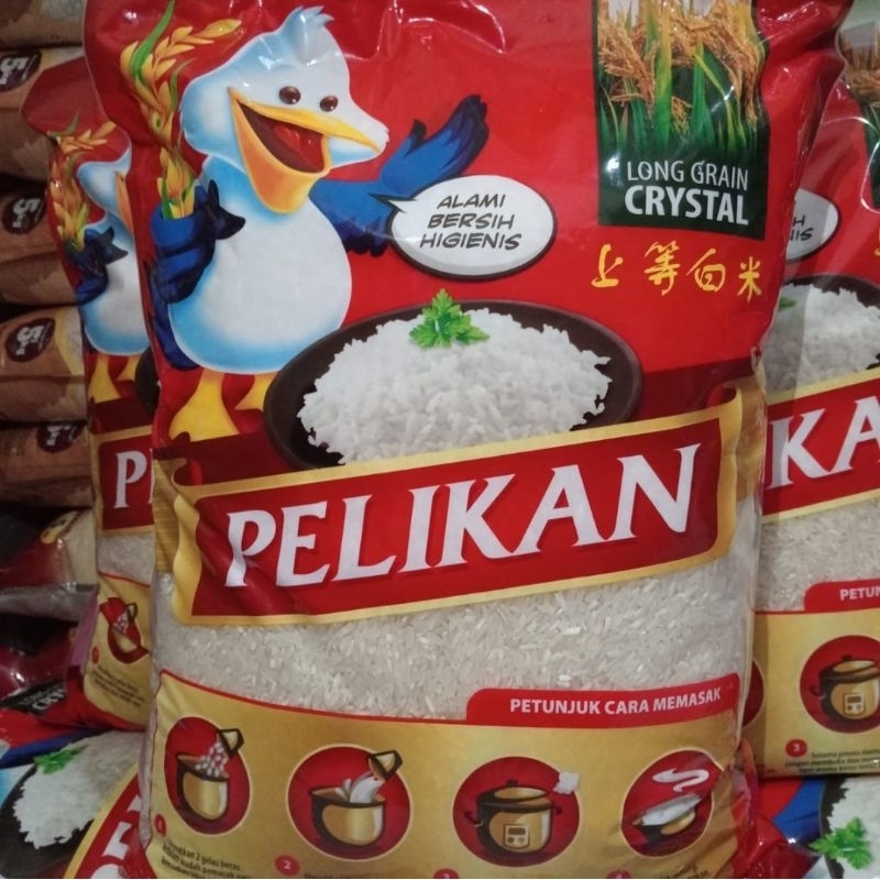 Beras PELIKAN 10KG ( 5kg X 2pc )