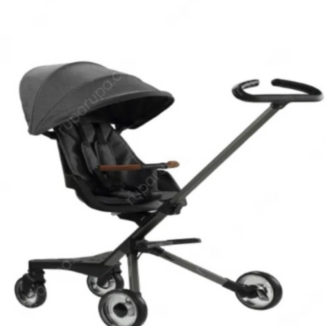 Qplay Stroller Easy 3in1 Foldable Pushchair 3800 - Abu-abu