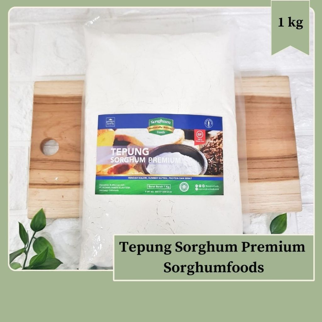 

Tepung Sorgum | Tepung Sorghum Premium Foods 1 kg - Sorghumfoods Gluten Free - | Warung Shiha