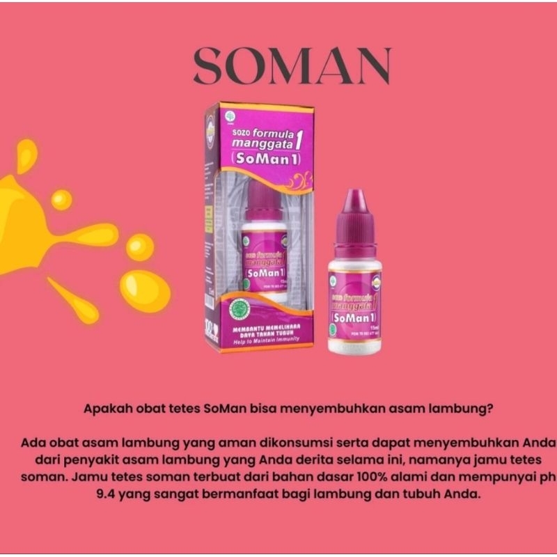SOMAN sozo formula manggata 1 Original✔️