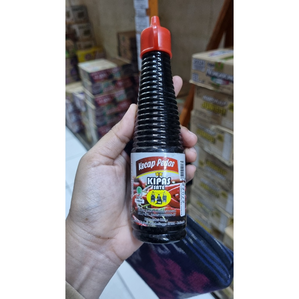 

KECAP PEDAS KIPAS SATE RESEP LEGENDARIS PROBOLINGGO BOTOL 140 ML