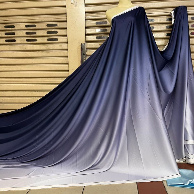 Kain Satin Armani Silk Gradasi || Bahan Bridesmaid Dress Gaun