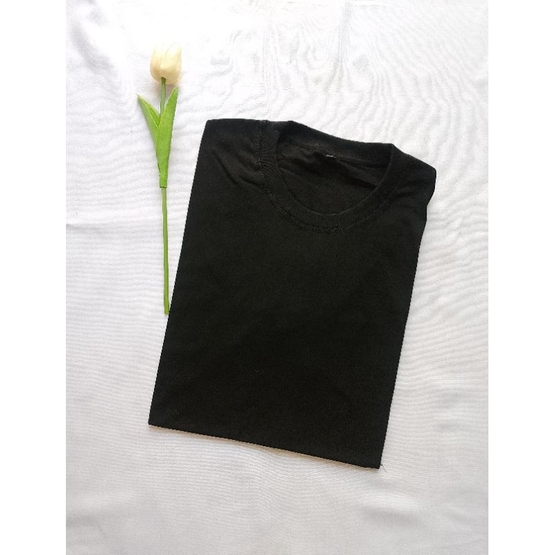 kaos distro polos hitam