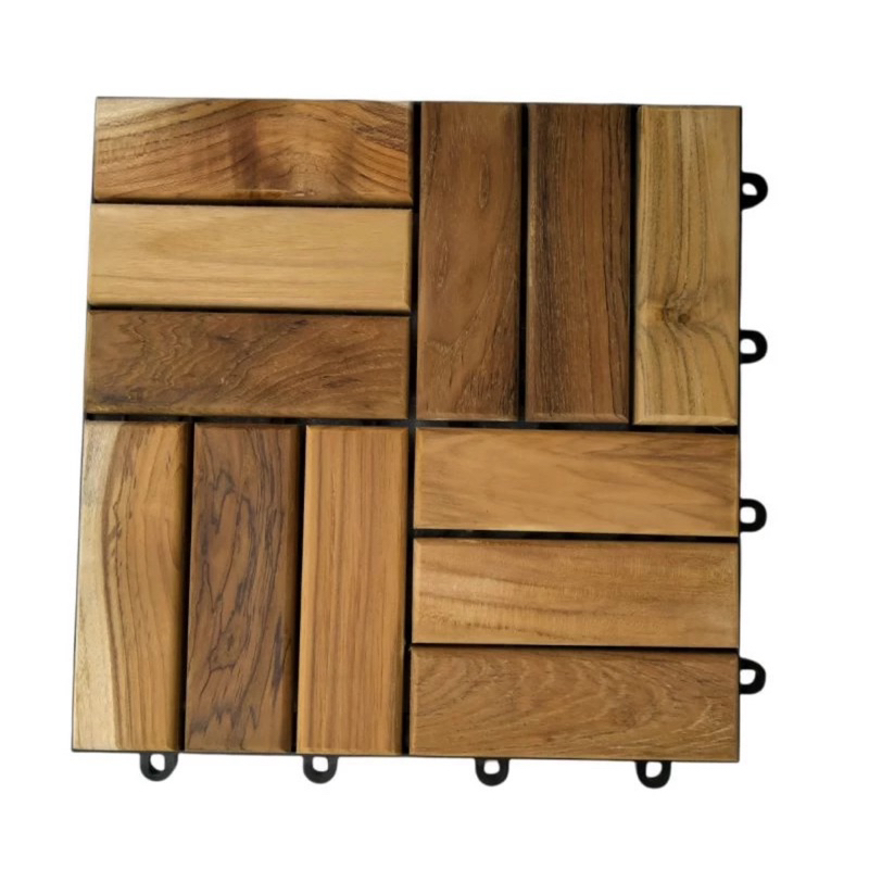 Decking Kayu Jati - Decking Uk 30x30 - Decking Lantai Kayu Jati