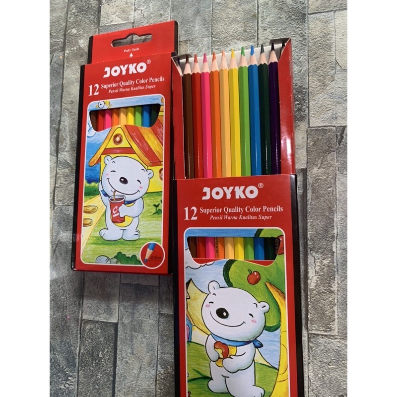 

Pensil Warna Joyko CP-12PB Panjang 12 Warna