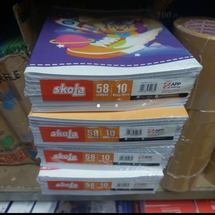 

Buku Tulis SKOLA By SiDU 58 Lembar 1 pak isi 10 buku