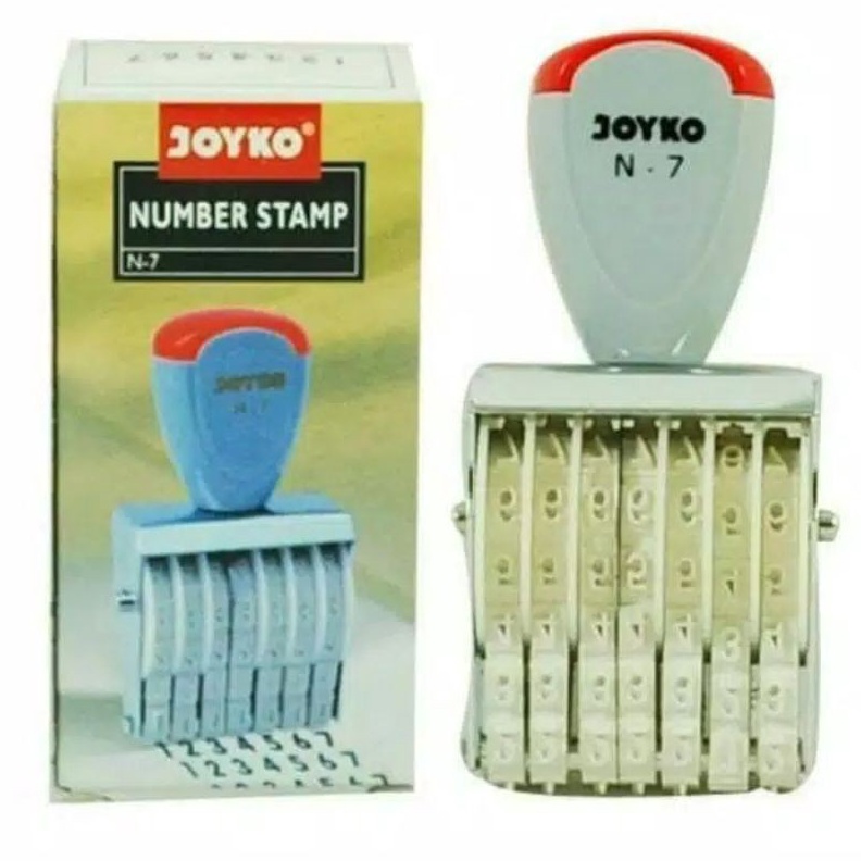 

KESEMPATAN TERBATAS Stempel Angka Nomor N7 Joyko Number Stamp