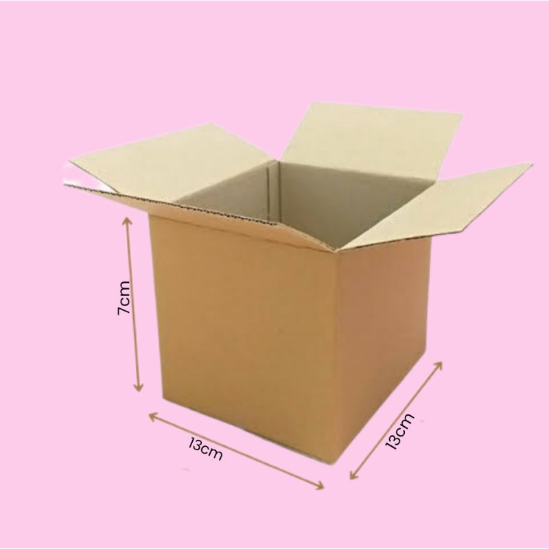 

kardus uk 13x13x7 / kardus packing murah / kardus murah