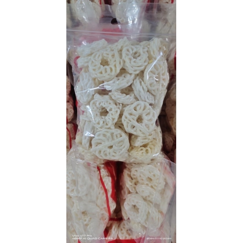 

Kerupuk Mawar 500gr /Kerupuk Putih/Kerupuk Kaleng