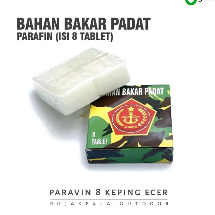 Promo Gembira  bahan bakar parafin 8 tablet  bahan parafin  parafin