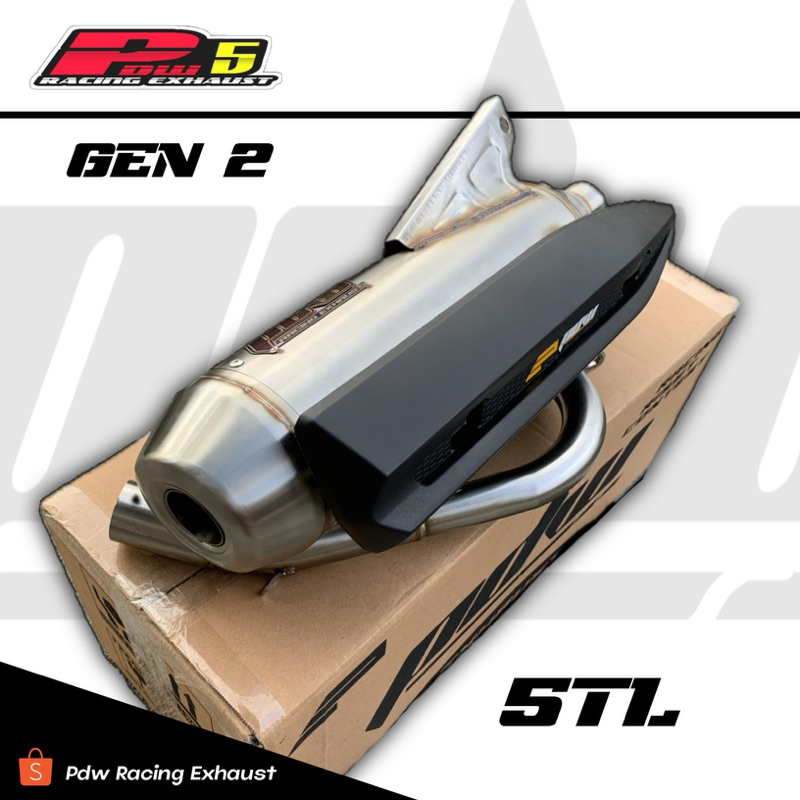 Knalpot Standar Racing 5TL Gen2 Beat Scoopy Vario Nmax By Pdw Racing Exhaust
