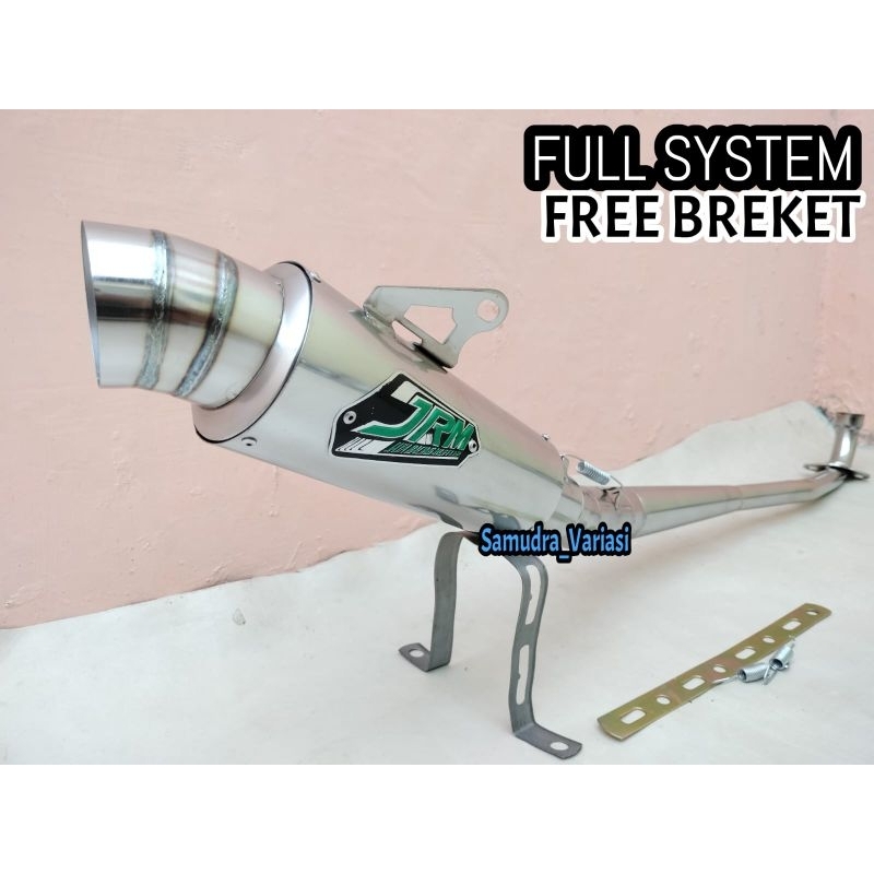 Knalpot Racing JRM Motor Bebek Supra Lama, Supra x, Supra Fit, Supra X 125, Karisma, Blade, Kirana, 