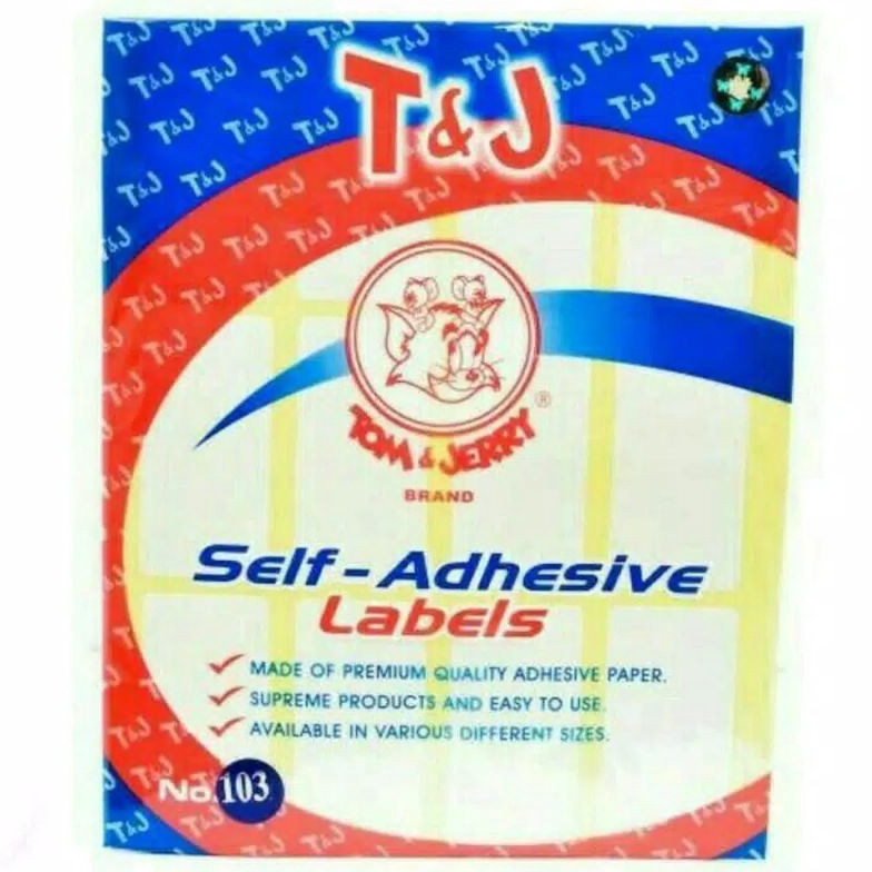 

SUPER BIG SALE Label Sticker No 13 Tom Jerry TJ